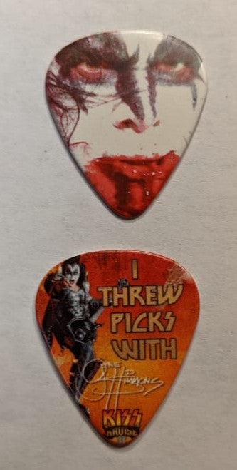 KISS Kruise II I Threw Picks With Gene Simmons Guitar Pick