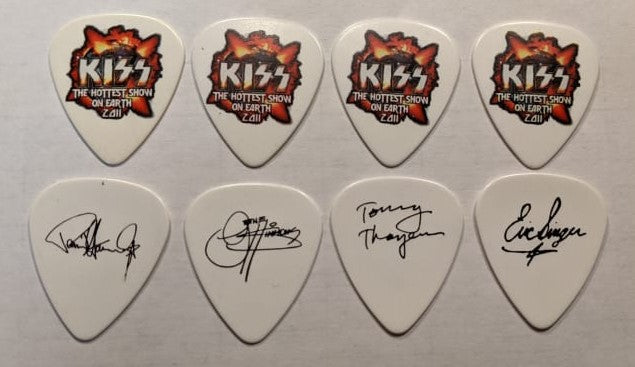 KISS 2011 Hottest Show On Earth "Lost Cities" Guitar Picks