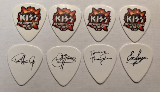 KISS 2011 Hottest Show On Earth "Lost Cities" Guitar Picks