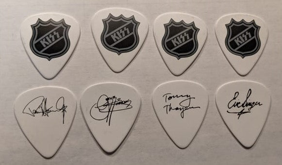 KISS 2014 Dodger Stadium Appearance NHL Logo Guitar Picks