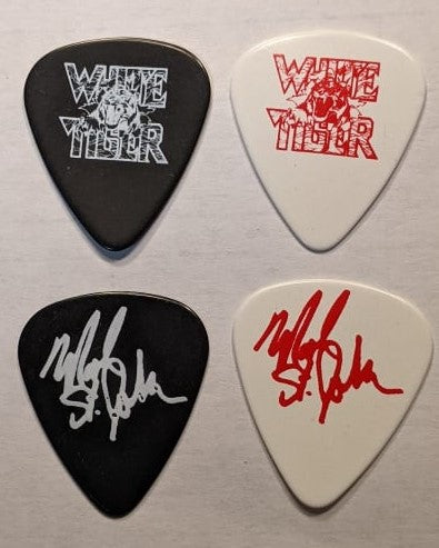 KISS Mark St John White Tiger Set Of 2 Promo Guitar Picks