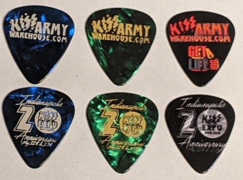 2018 Indianapolis KISS Expo Guitar Pick set of 3