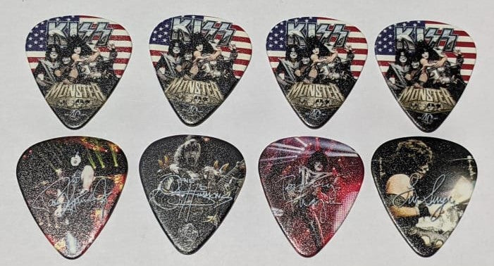KISS 2012-2013 Monster World Tour USA Commemorative City Guitar Picks