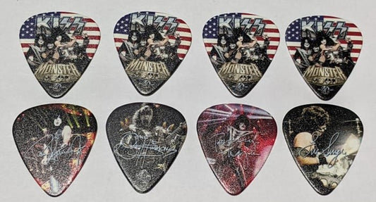 KISS 2012-2013 Monster World Tour USA Commemorative City Guitar Picks