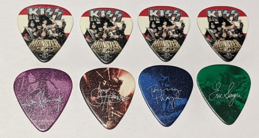 KISS 2012-2013 Monster World Tour AUSTRIA Commemorative City Guitar Picks