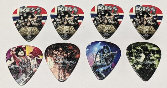 KISS 2012-2013 Monster World Tour NORWAY Commemorative City Guitar Picks