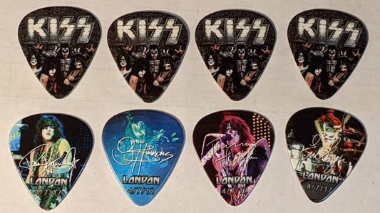 KISS Monster World Tour LONDON ENGLAND  4-7-2012 City Guitar Picks
