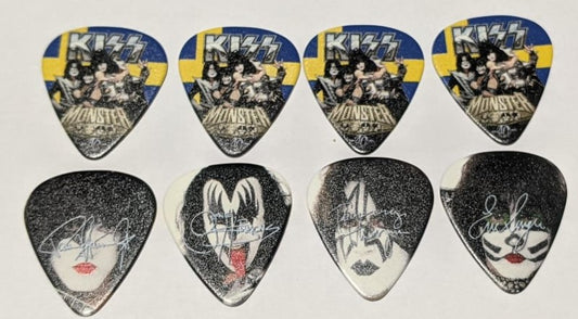 KISS 2012-2013 Monster World Tour SWEDEN Commemorative City Guitar Picks