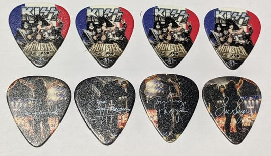 KISS 2012-2013 Monster World Tour FRANCE  Commemorative City Guitar Picks