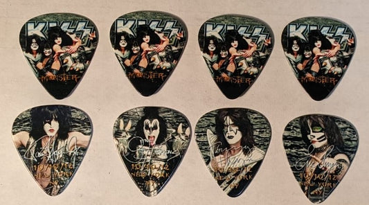 KISS The Late Show 10-10-2012 David Letterman Guitar Picks