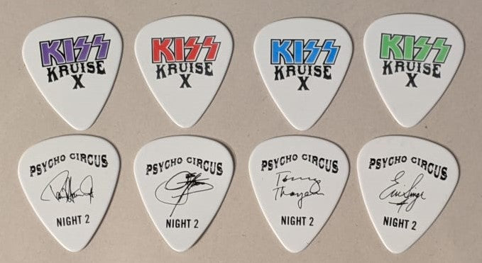 KISS Kruise X Night 2 Guitar Picks