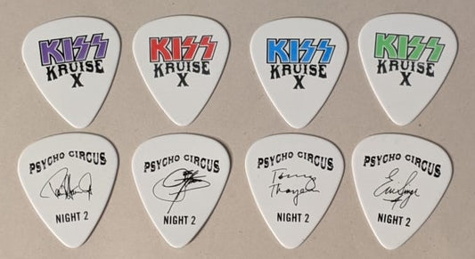 KISS Kruise X Night 2 Guitar Picks