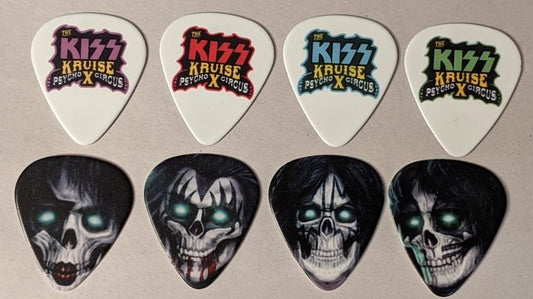 KISS Kruise X SKULLS/ZOMBIES Guitar Picks