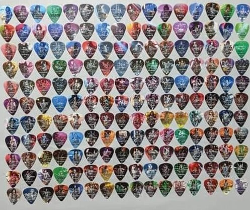 KISS 2012 The Tour Complete Set of 176 Guitar Picks