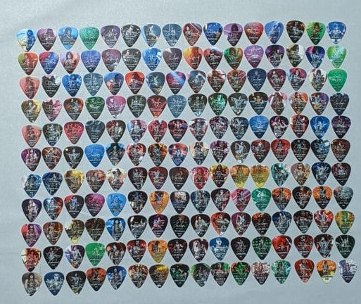 KISS 2012 The Tour Complete Set of 176 Guitar Picks