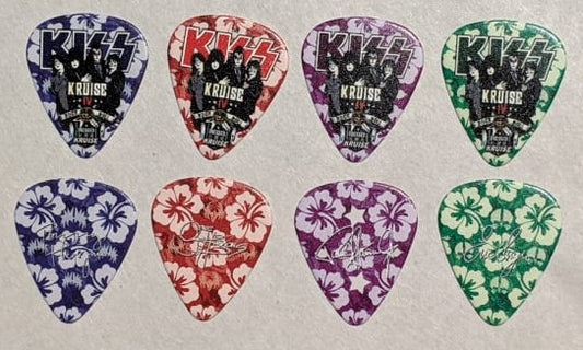 KISS Kruise IV Cancelled private ISLAND SHOW Guitar Picks