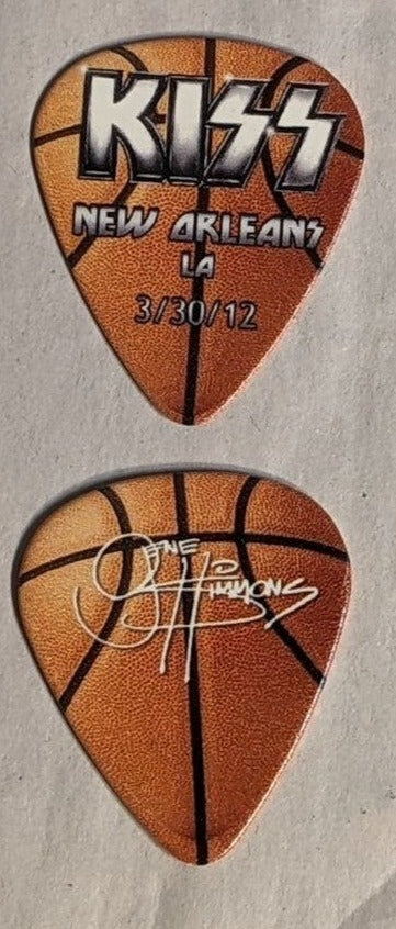 KISS 2012 The Tour New Orleans March 30th 2012 NCAA Guitar Picks