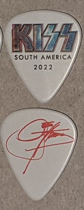 KISS 2022 End of the Road SOUTH AMERICA Tour LOGO Guitar Picks