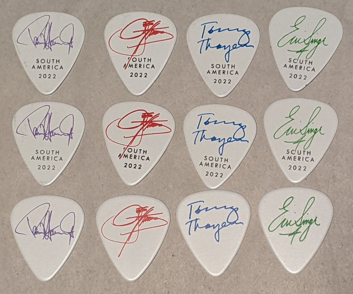 KISS 2022 End of the Road SOUTH AMERICA Tour Set of 12 Guitar Picks