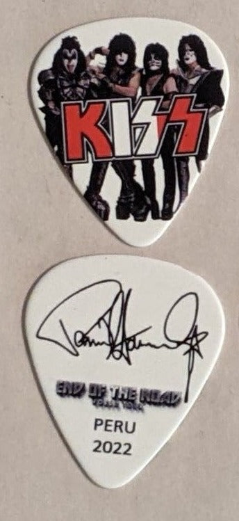 KISS 2022 End of the Road SOUTH AMERICA PERU Flag Guitar Picks