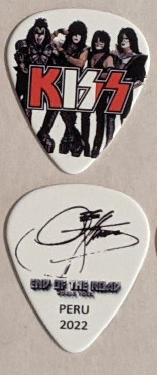 KISS 2022 End of the Road SOUTH AMERICA PERU Flag Guitar Picks