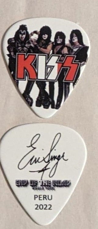 KISS 2022 End of the Road SOUTH AMERICA PERU Flag Guitar Picks
