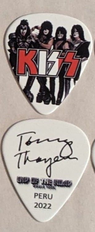 KISS 2022 End of the Road SOUTH AMERICA PERU Flag Guitar Picks