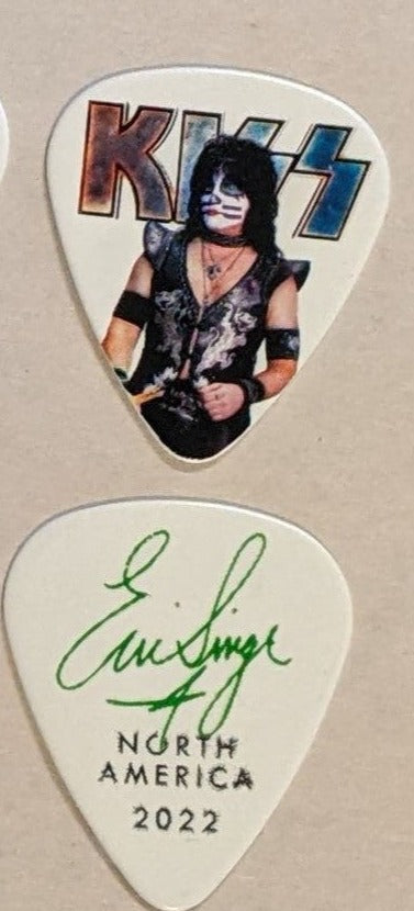 KISS 2022 End of the Road USA NORTH AMERICA Tour INDIVIDUAL PICTURES Guitar Picks