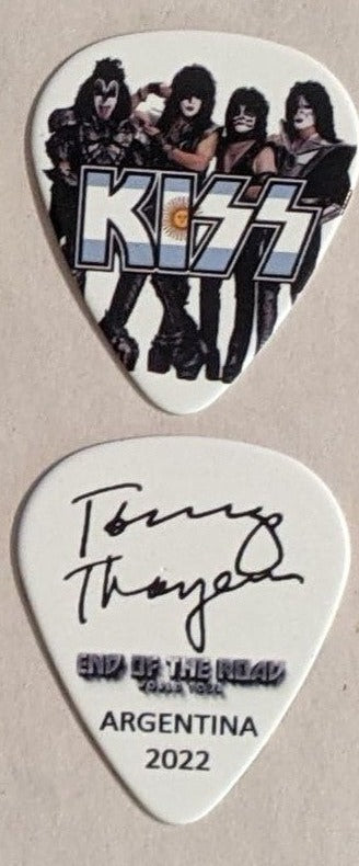 KISS 2022 End of the Road SOUTH AMERICA ARGENTINA Flag Guitar Picks