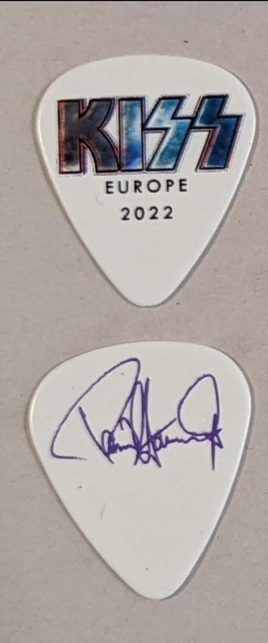 KISS 2022 End of the Road EUROPE Tour LOGO Guitar Picks