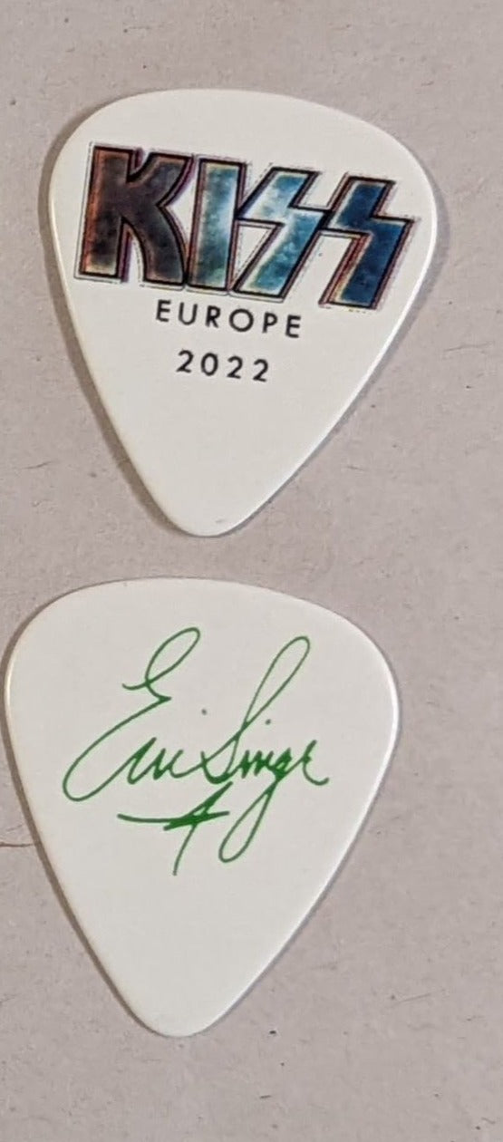 KISS 2022 End of the Road EUROPE Tour LOGO Guitar Picks