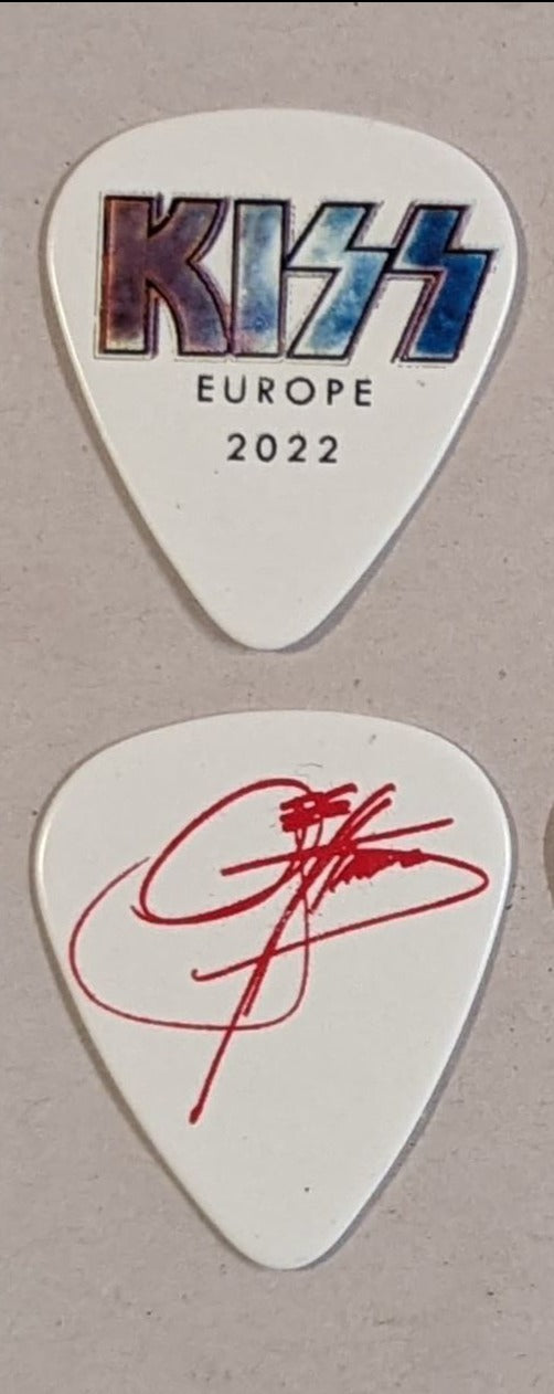 KISS 2022 End of the Road EUROPE Tour LOGO Guitar Picks