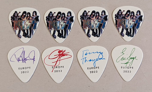 KISS 2022 End of the Road EUROPE Tour PORTRAIT Guitar Picks
