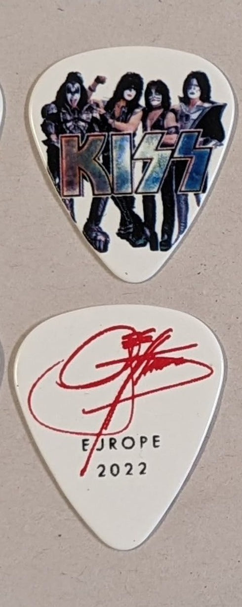 KISS 2022 End of the Road EUROPE Tour PORTRAIT Guitar Picks