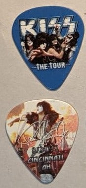 KISS 2012 The Tour CINCINNATI 8-31-12 City Guitar Picks