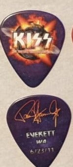 KISS 2011 HSOE EVERETT 6-23-2011 City Guitar Picks