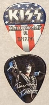 KISS 2011 HSOE HOLLYWOOD 3-17-2011 City Guitar Picks