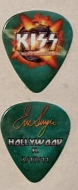 KISS 2011 HSOE HOLLYWOOD 3-17-2011 City Guitar Picks