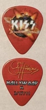 KISS 2011 HSOE HOLLYWOOD 3-17-2011 City Guitar Picks