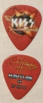 KISS 2011 HSOE HOUSTON 3-15-2011 City Guitar Picks