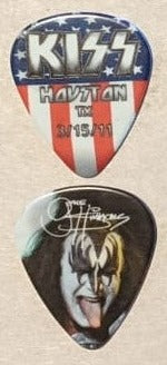 KISS 2011 HSOE HOUSTON 3-15-2011 City Guitar Picks