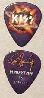 KISS 2011 HSOE HOUSTON 3-15-2011 City Guitar Picks