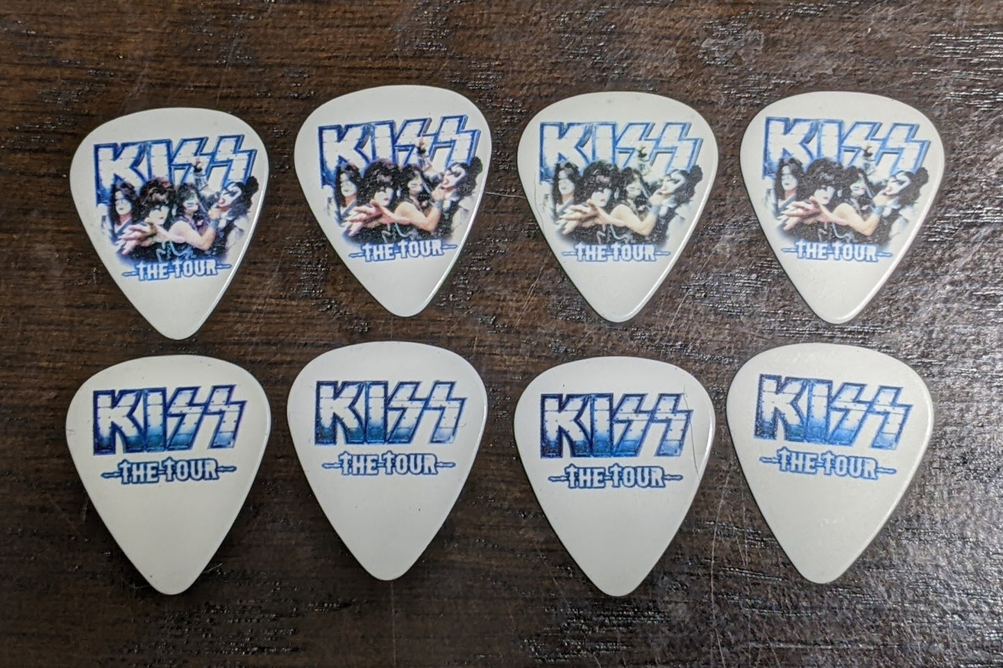 KISS 2012 The Tour Set of 8 Guitar Picks