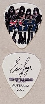 KISS 2022 End of the Road AUSTRALIA Flag Guitar Picks