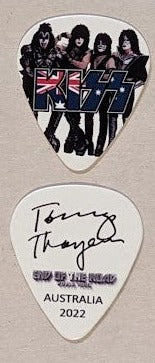 KISS 2022 End of the Road AUSTRALIA Flag Guitar Picks