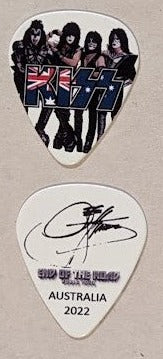 KISS 2022 End of the Road AUSTRALIA Flag Guitar Picks
