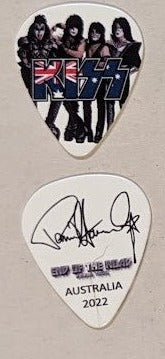 KISS 2022 End of the Road AUSTRALIA Flag Guitar Picks