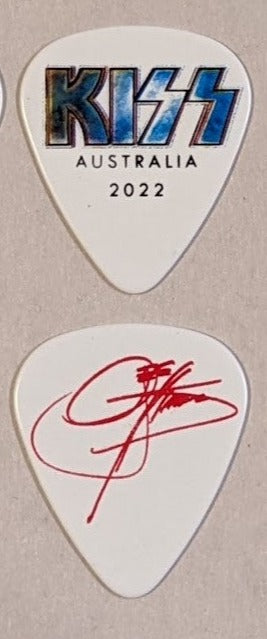 KISS 2022 End of the Road AUSTRALIA Tour LOGO Guitar Picks