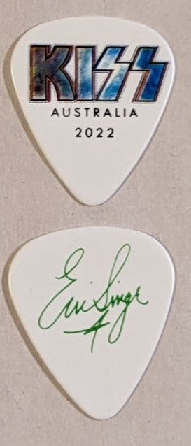KISS 2022 End of the Road AUSTRALIA Tour LOGO Guitar Picks