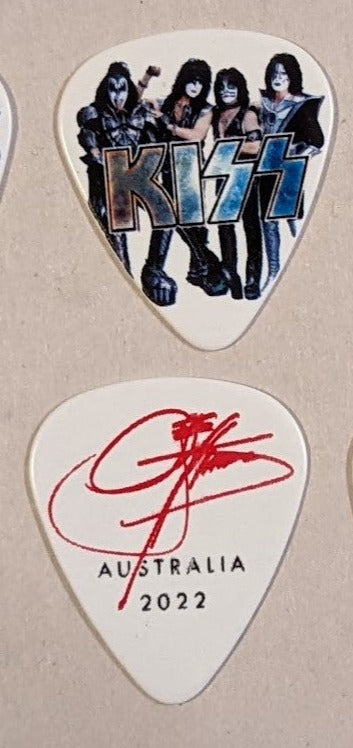 KISS 2022 End of the Road AUSTRALIA Tour PORTRAIT Guitar Picks